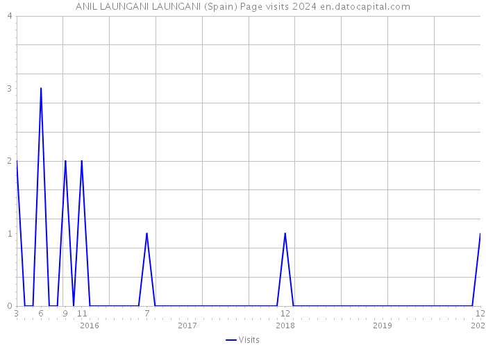 ANIL LAUNGANI LAUNGANI (Spain) Page visits 2024 
