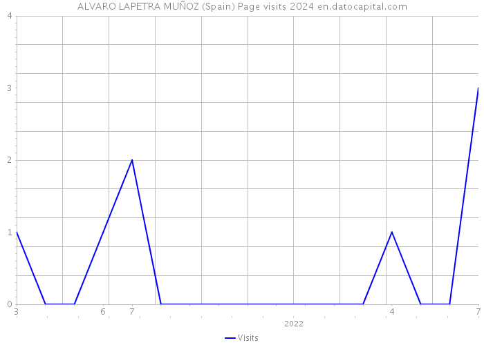 ALVARO LAPETRA MUÑOZ (Spain) Page visits 2024 
