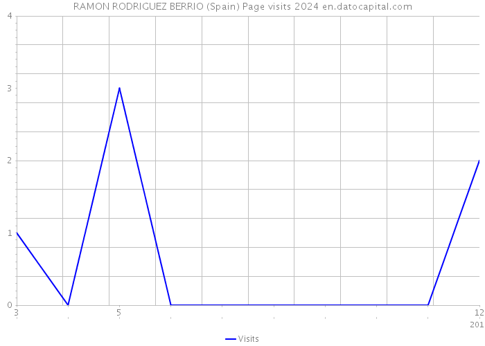 RAMON RODRIGUEZ BERRIO (Spain) Page visits 2024 