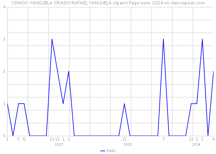 CRIADO YANGUELA CRIADO RAFAEL YANGUELA (Spain) Page visits 2024 