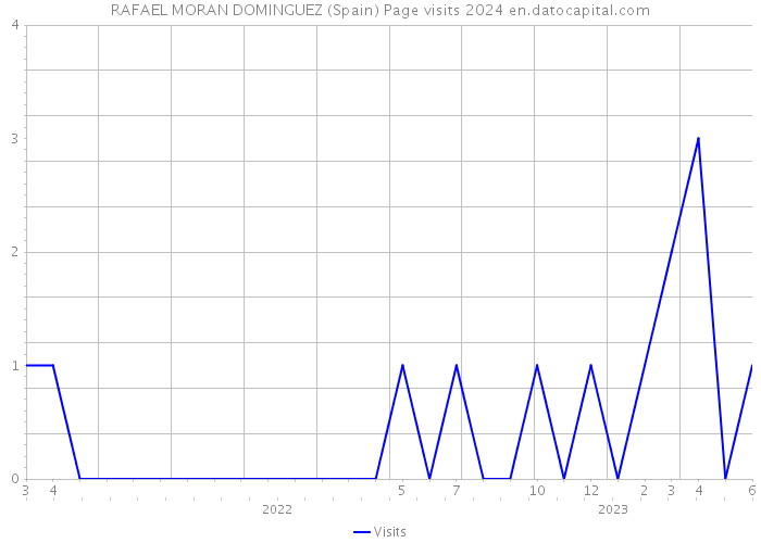 RAFAEL MORAN DOMINGUEZ (Spain) Page visits 2024 