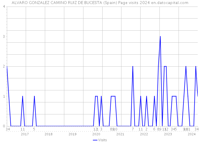 ALVARO GONZALEZ CAMINO RUIZ DE BUCESTA (Spain) Page visits 2024 