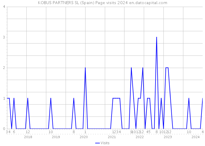 KOBUS PARTNERS SL (Spain) Page visits 2024 