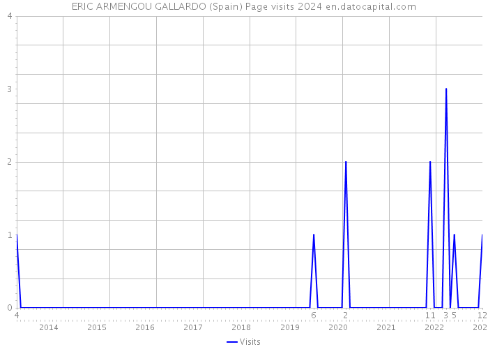 ERIC ARMENGOU GALLARDO (Spain) Page visits 2024 