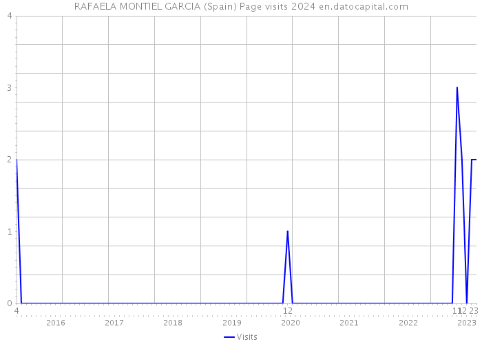 RAFAELA MONTIEL GARCIA (Spain) Page visits 2024 