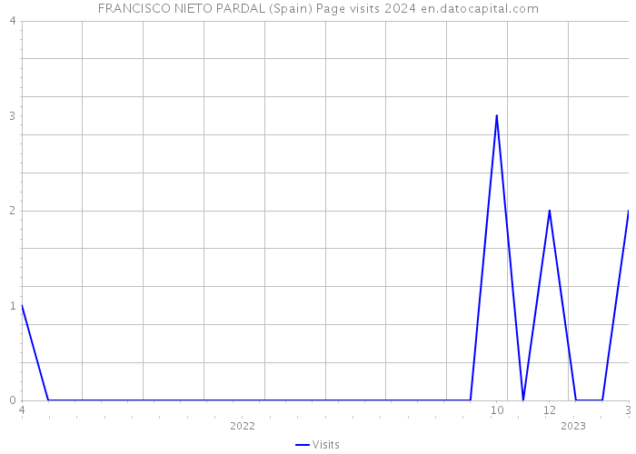 FRANCISCO NIETO PARDAL (Spain) Page visits 2024 