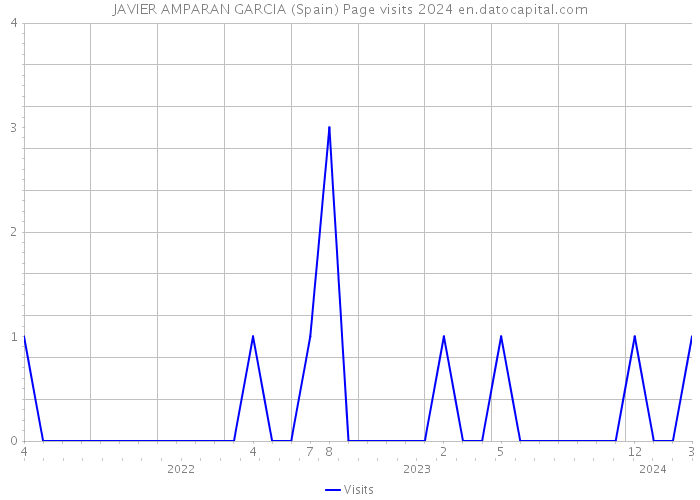 JAVIER AMPARAN GARCIA (Spain) Page visits 2024 