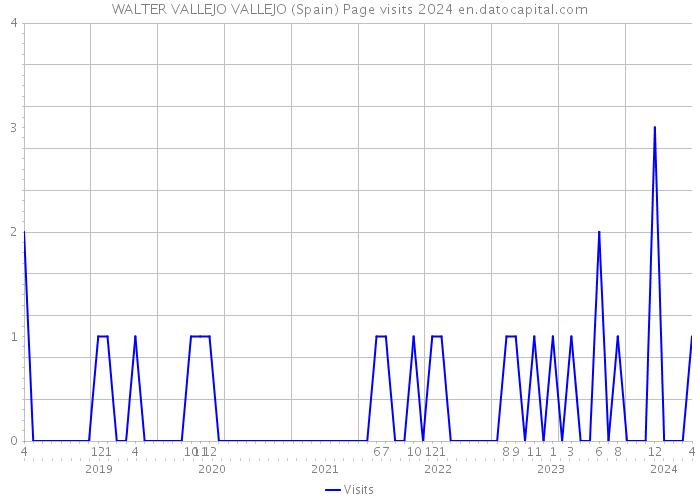 WALTER VALLEJO VALLEJO (Spain) Page visits 2024 