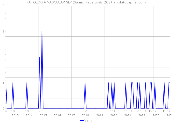 PATOLOGIA VASCULAR SLP (Spain) Page visits 2024 