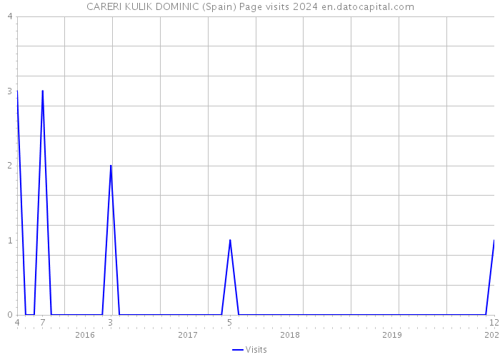 CARERI KULIK DOMINIC (Spain) Page visits 2024 