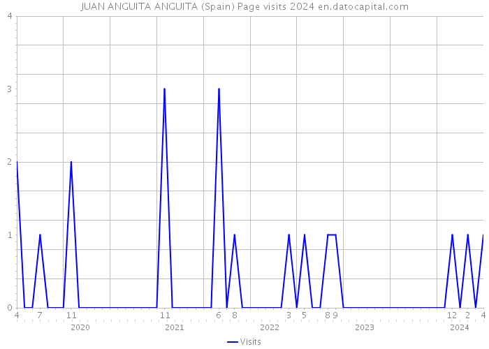 JUAN ANGUITA ANGUITA (Spain) Page visits 2024 