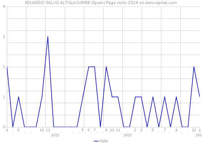 EDUARDO SALVO ALTOLAGUIRRE (Spain) Page visits 2024 