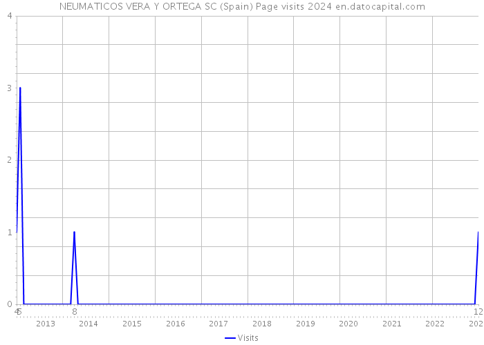 NEUMATICOS VERA Y ORTEGA SC (Spain) Page visits 2024 