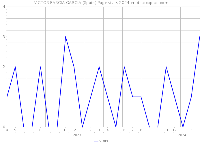 VICTOR BARCIA GARCIA (Spain) Page visits 2024 