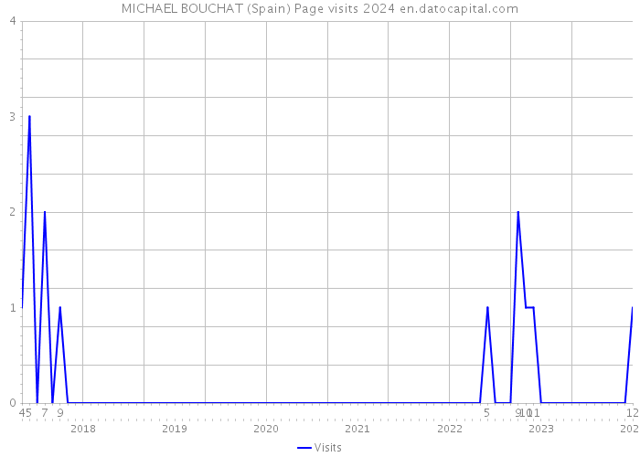 MICHAEL BOUCHAT (Spain) Page visits 2024 