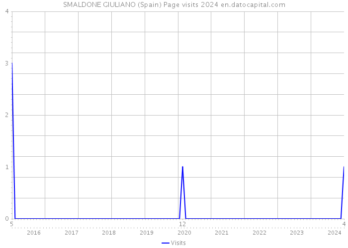 SMALDONE GIULIANO (Spain) Page visits 2024 