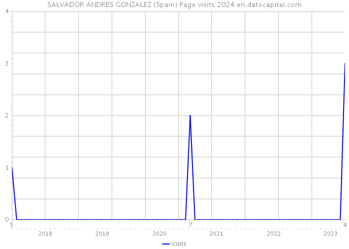 SALVADOR ANDRES GONZALEZ (Spain) Page visits 2024 