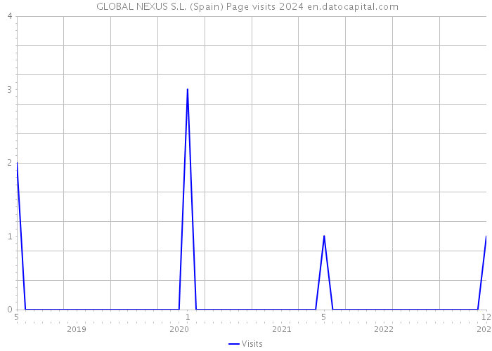  GLOBAL NEXUS S.L. (Spain) Page visits 2024 