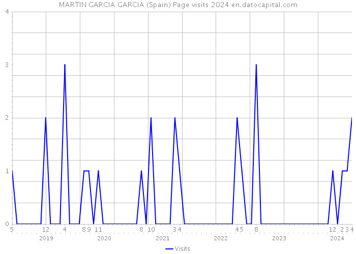 MARTIN GARCIA GARCIA (Spain) Page visits 2024 