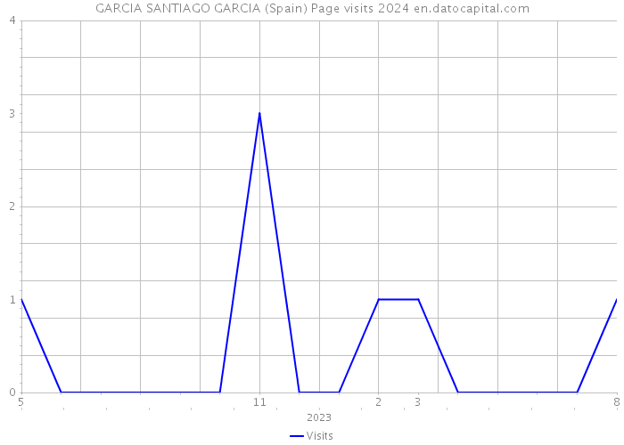 GARCIA SANTIAGO GARCIA (Spain) Page visits 2024 