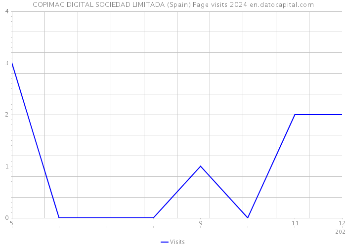 COPIMAC DIGITAL SOCIEDAD LIMITADA (Spain) Page visits 2024 