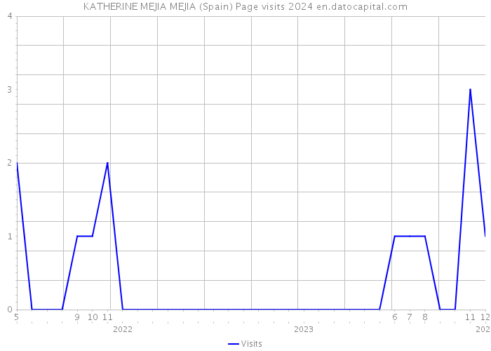 KATHERINE MEJIA MEJIA (Spain) Page visits 2024 