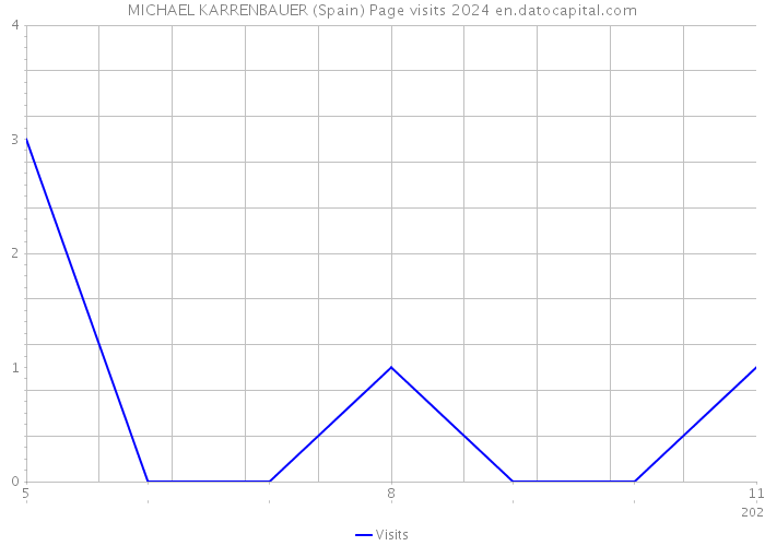 MICHAEL KARRENBAUER (Spain) Page visits 2024 
