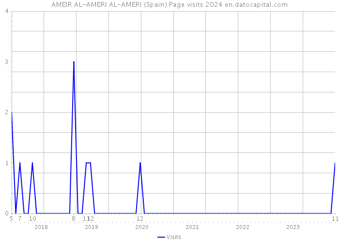 AMEIR AL-AMERI AL-AMERI (Spain) Page visits 2024 