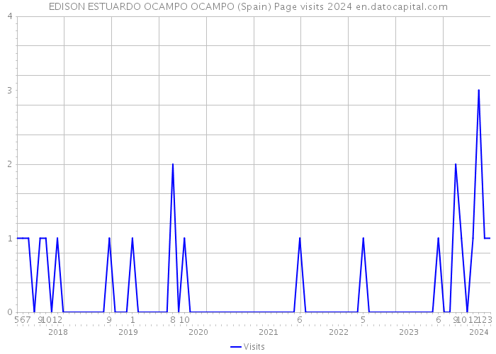 EDISON ESTUARDO OCAMPO OCAMPO (Spain) Page visits 2024 