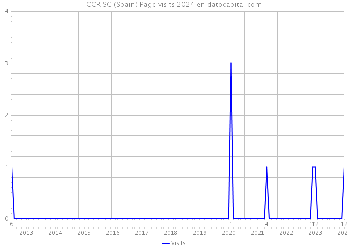 CCR SC (Spain) Page visits 2024 