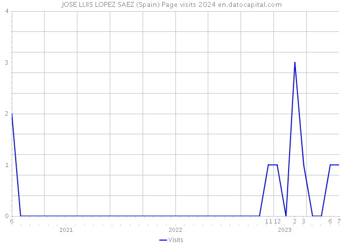 JOSE LUIS LOPEZ SAEZ (Spain) Page visits 2024 
