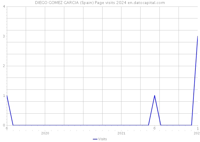 DIEGO GOMEZ GARCIA (Spain) Page visits 2024 