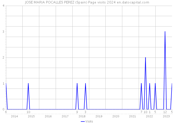 JOSE MARIA POCALLES PEREZ (Spain) Page visits 2024 