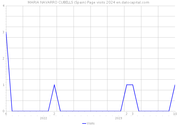 MARIA NAVARRO CUBELLS (Spain) Page visits 2024 