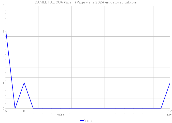 DANIEL HALIOUA (Spain) Page visits 2024 