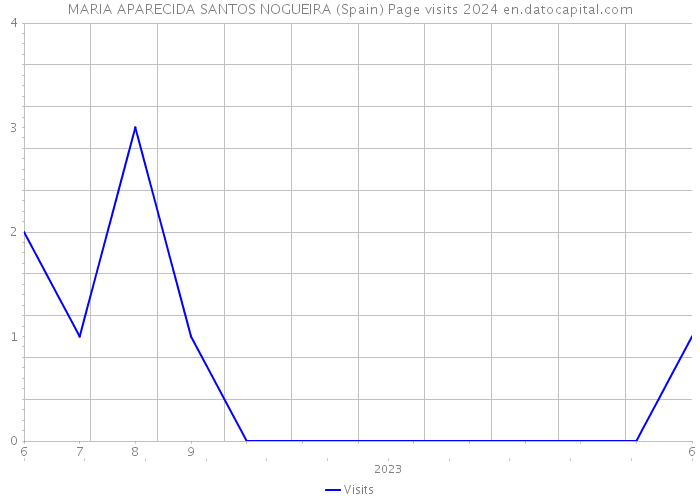 MARIA APARECIDA SANTOS NOGUEIRA (Spain) Page visits 2024 