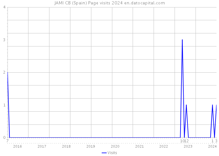 JAMI CB (Spain) Page visits 2024 