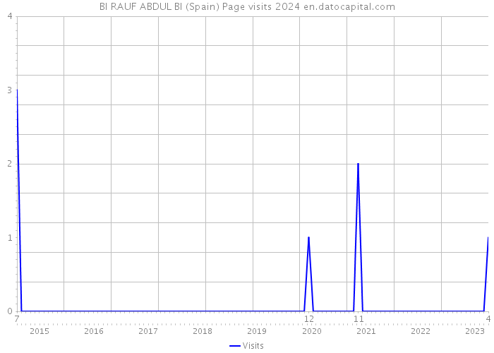 BI RAUF ABDUL BI (Spain) Page visits 2024 