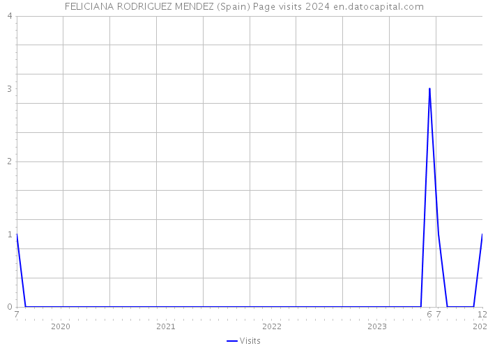 FELICIANA RODRIGUEZ MENDEZ (Spain) Page visits 2024 