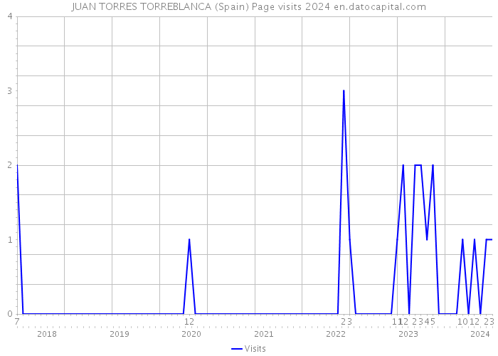 JUAN TORRES TORREBLANCA (Spain) Page visits 2024 