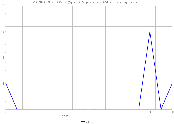 MARINA RUZ GOMEZ (Spain) Page visits 2024 