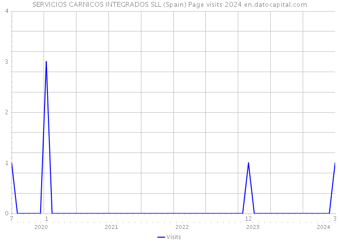 SERVICIOS CARNICOS INTEGRADOS SLL (Spain) Page visits 2024 