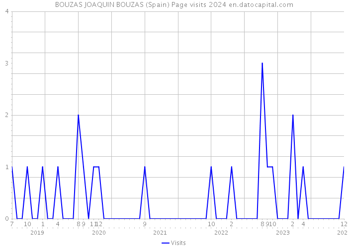 BOUZAS JOAQUIN BOUZAS (Spain) Page visits 2024 