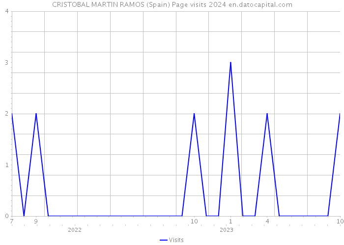 CRISTOBAL MARTIN RAMOS (Spain) Page visits 2024 