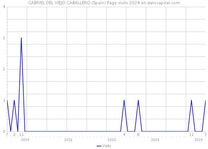 GABRIEL DEL VIEJO CABALLERO (Spain) Page visits 2024 