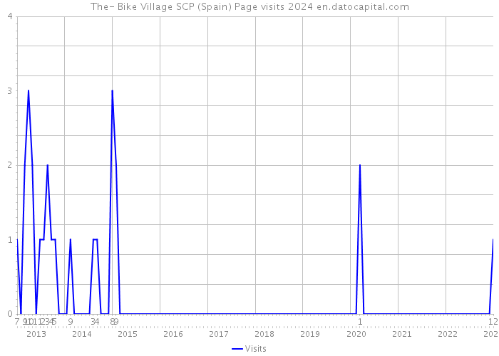 The- Bike Village SCP (Spain) Page visits 2024 