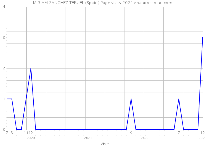 MIRIAM SANCHEZ TERUEL (Spain) Page visits 2024 