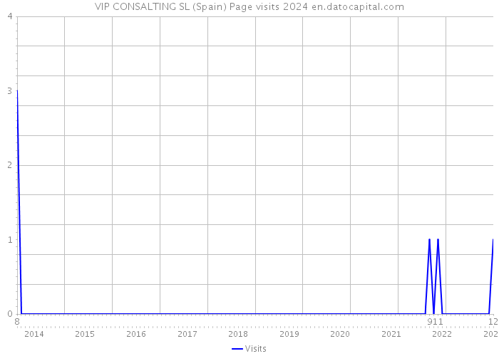 VIP CONSALTING SL (Spain) Page visits 2024 