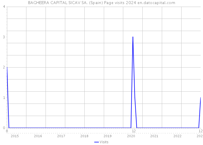 BAGHEERA CAPITAL SICAV SA. (Spain) Page visits 2024 