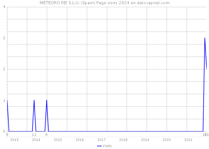 METEORO REI S.L.U. (Spain) Page visits 2024 